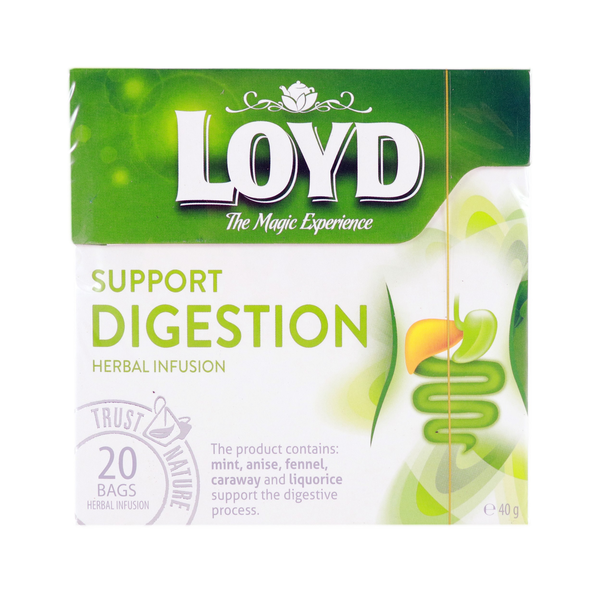 Loyd Support Digestion Herbal Infusion Tea (2g x 20pcs)